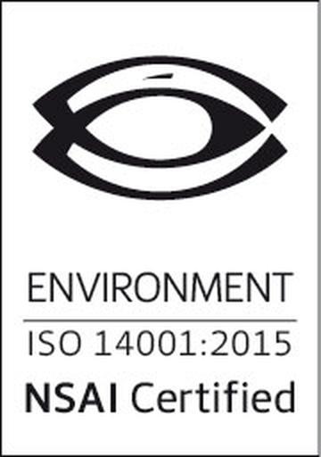 ISO 14001:2015 Environment, NSAI Certified
